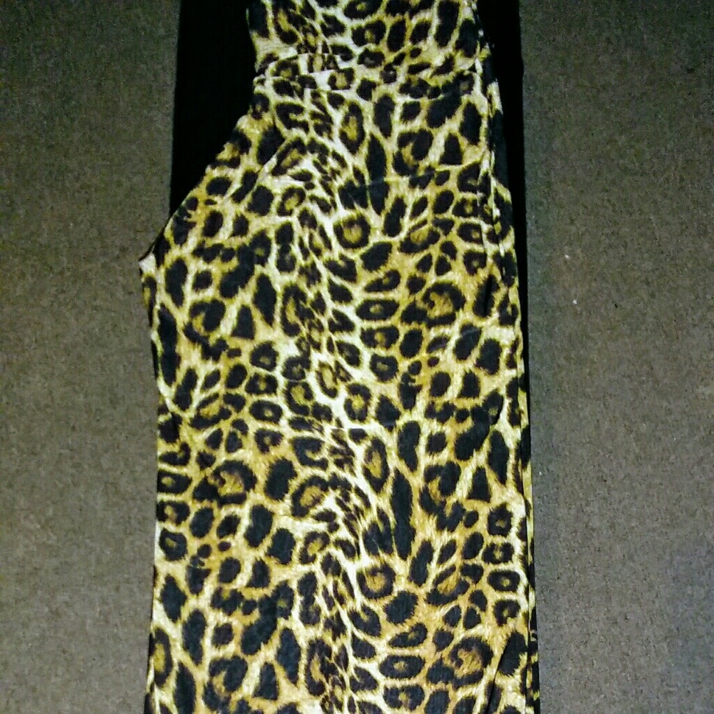 Animal print pants